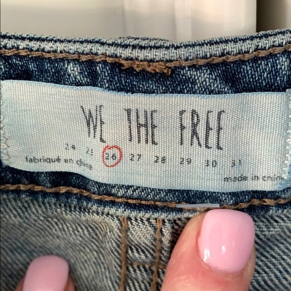 NWT FREE PEOPLE DENIM SKIRT - Picture 3 of 5